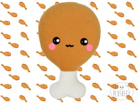 Chicken Drumstick plushie / novelty food pillow