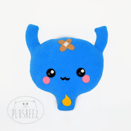 Urinary bladder plushie / organ shaped comfort pillow/ cushion
