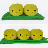 Peas in a pod plushie