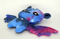 Galaxy bat plushie - cushion handmade vampire halloween cute scary
